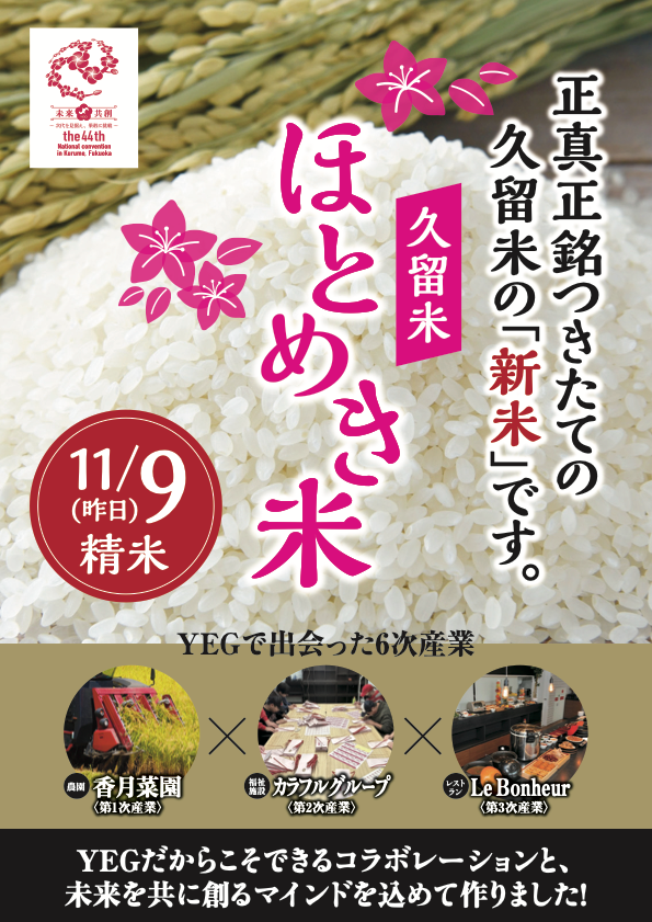 【送料無料】久留米ほとめき米 1升
